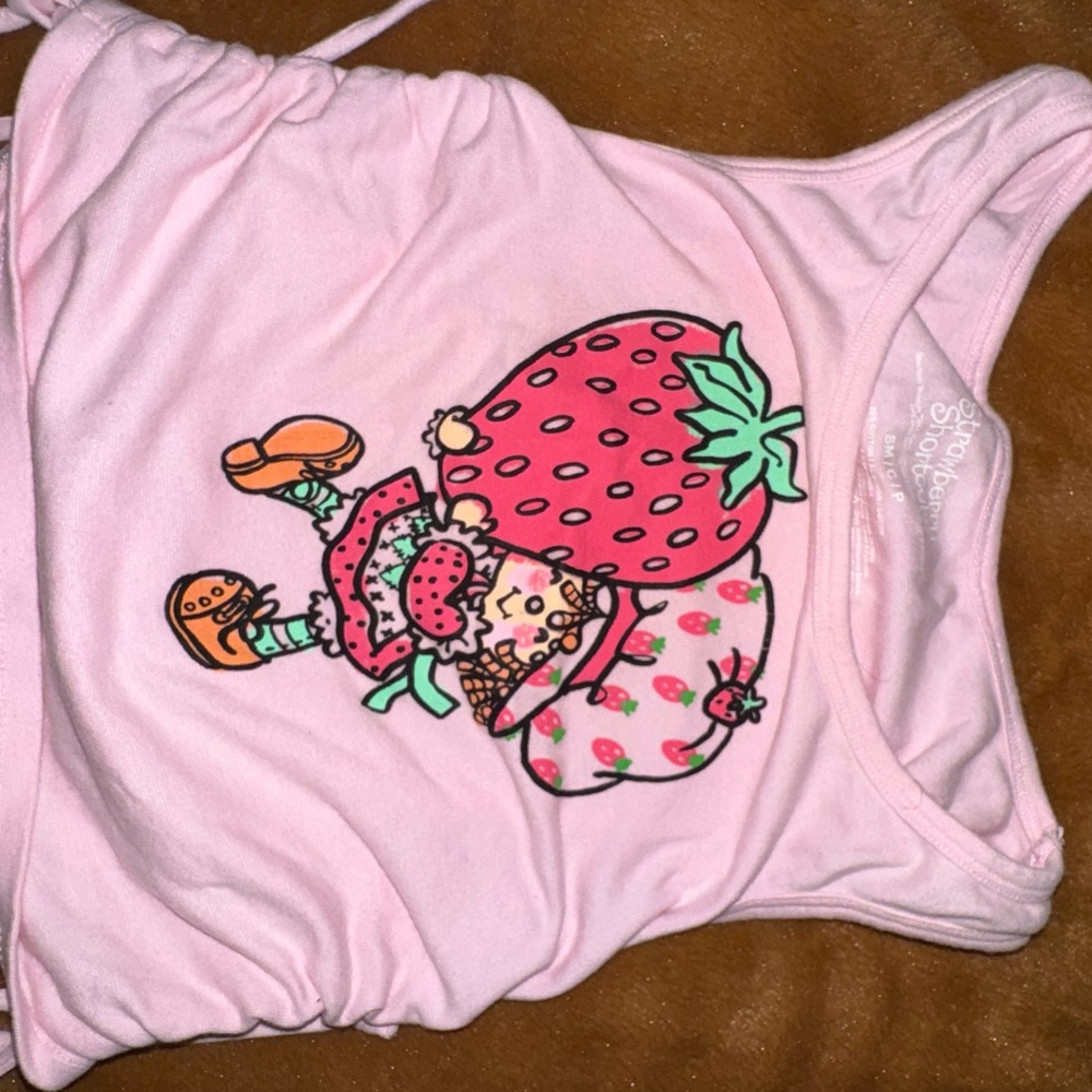Strawberry Shortcake Pink Tank Top